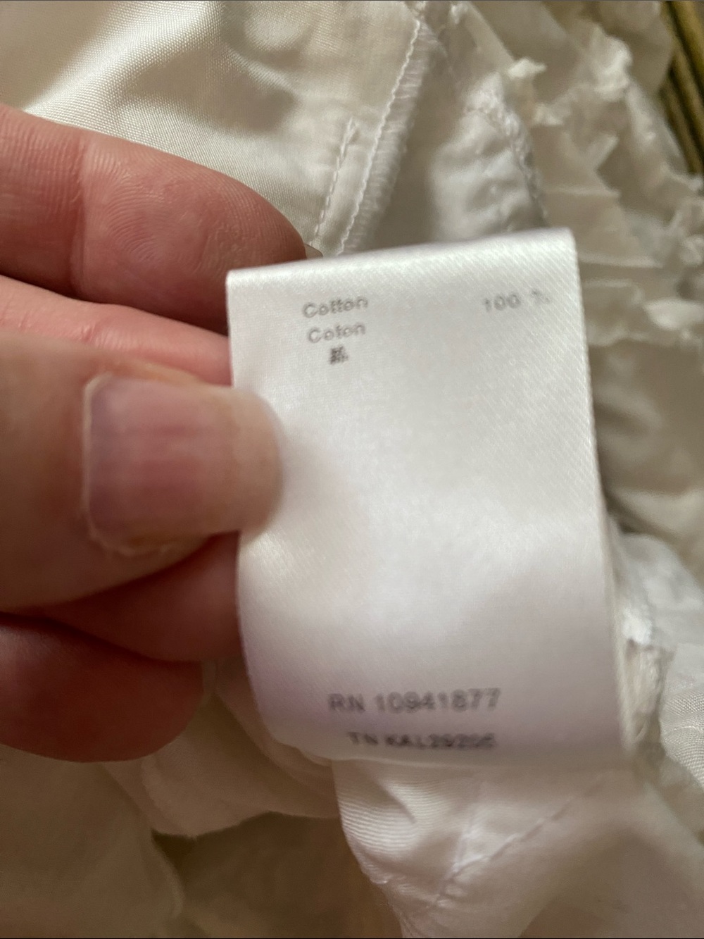 Anne Fontaine Ruffled lightweight Jacket. Sz. 1/ XS - Picture 14 of 14